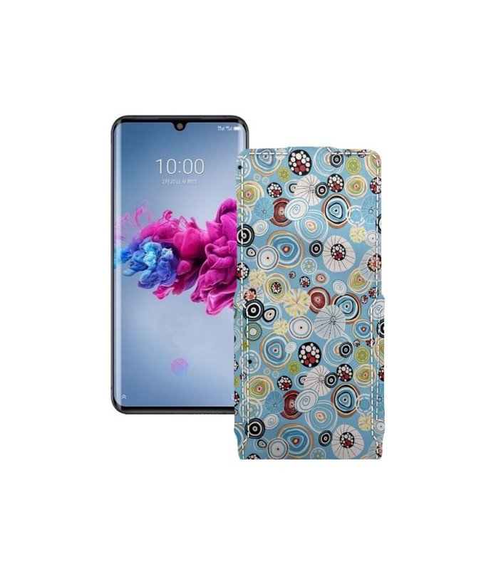 Чохол-флип з екошкіри для телефону ZTE Axon 11 5G