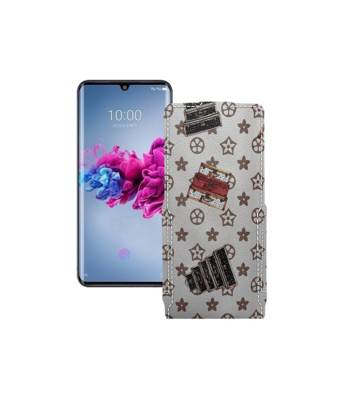 Чохол-флип з екошкіри для телефону ZTE Axon 11 5G