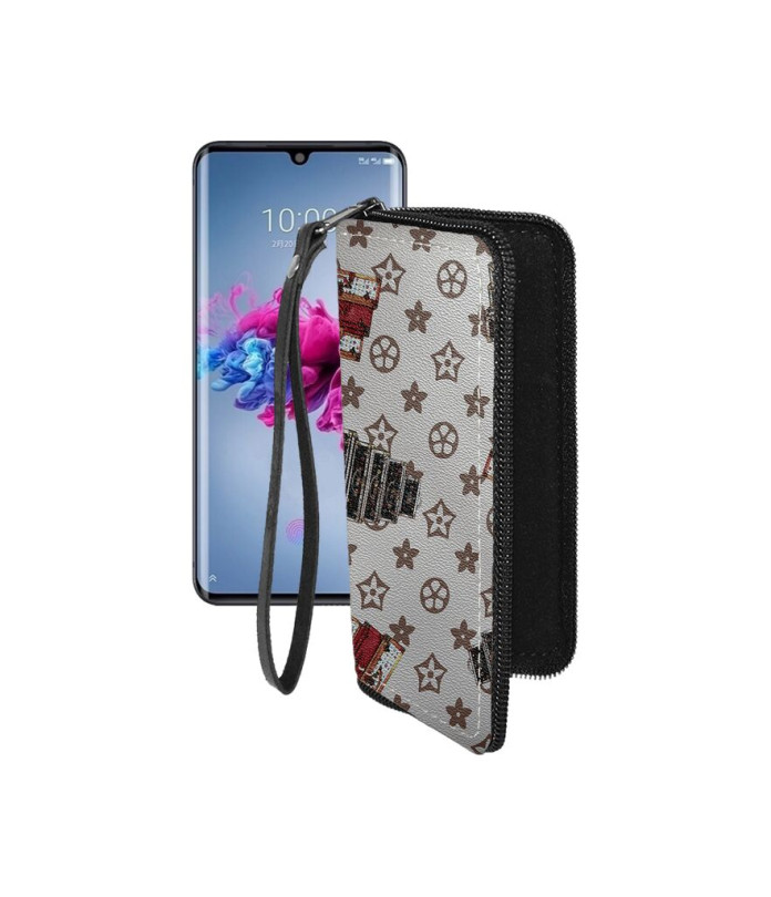 Чохол-гаманець з екошкіри для телефону ZTE Axon 11 5G