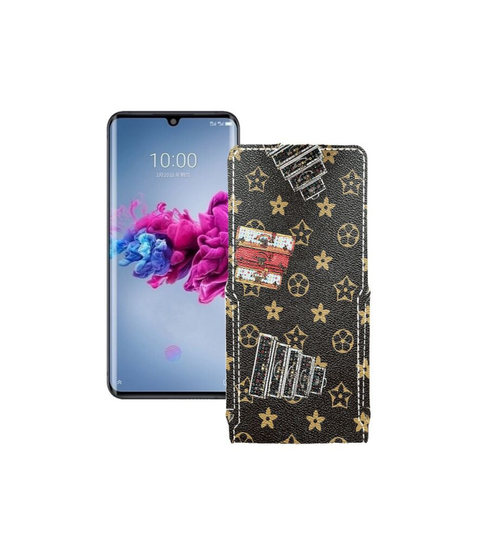 Чохол-флип з екошкіри для телефону ZTE Axon 11 5G