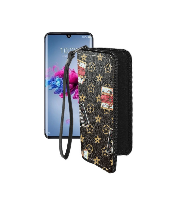 Чохол-гаманець з екошкіри для телефону ZTE Axon 11 5G