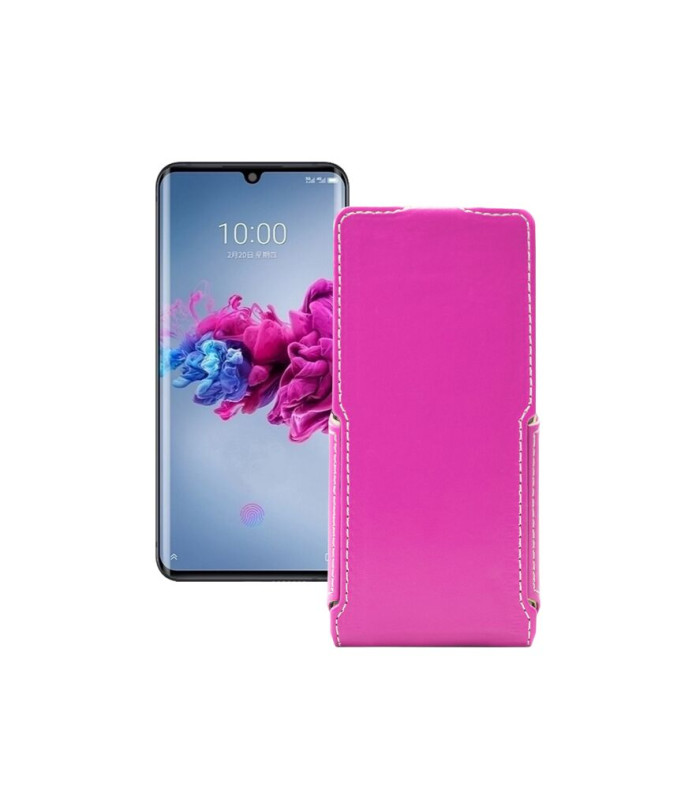 Чохол-флип з екошкіри для телефону ZTE Axon 11 5G