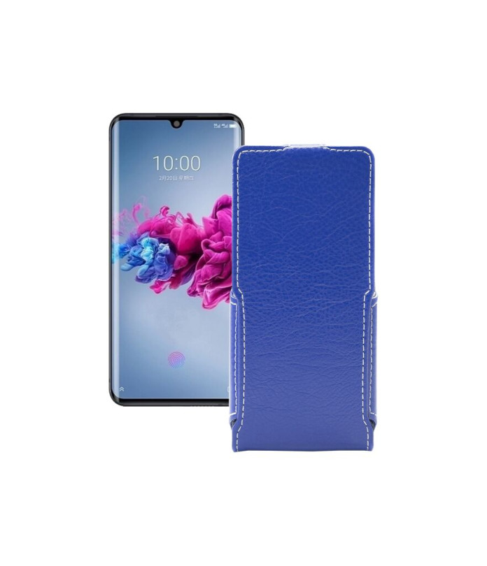 Чохол-флип з екошкіри для телефону ZTE Axon 11 5G