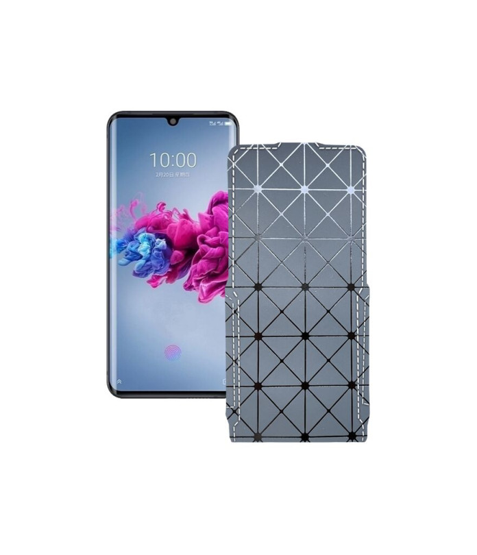 Чохол-флип з екошкіри для телефону ZTE Axon 11 5G
