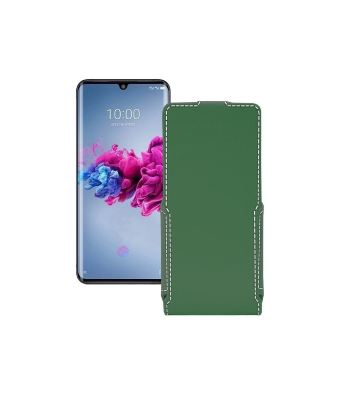 Чохол-флип з екошкіри для телефону ZTE Axon 11 5G