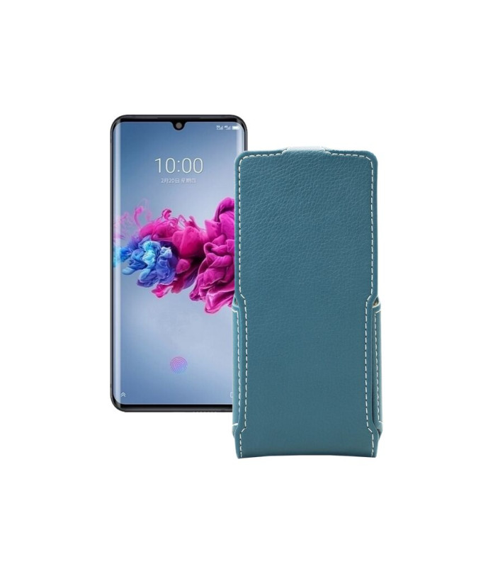 Чохол-флип з екошкіри для телефону ZTE Axon 11 5G