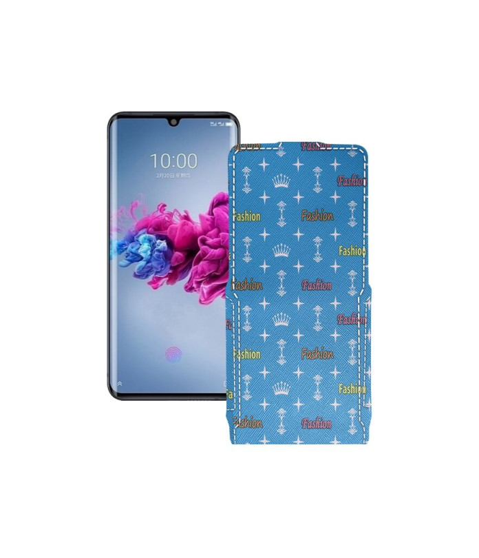Чохол-флип з екошкіри для телефону ZTE Axon 11 5G