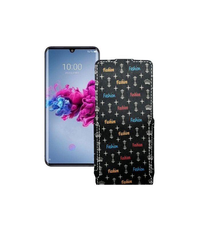 Чохол-флип з екошкіри для телефону ZTE Axon 11 5G