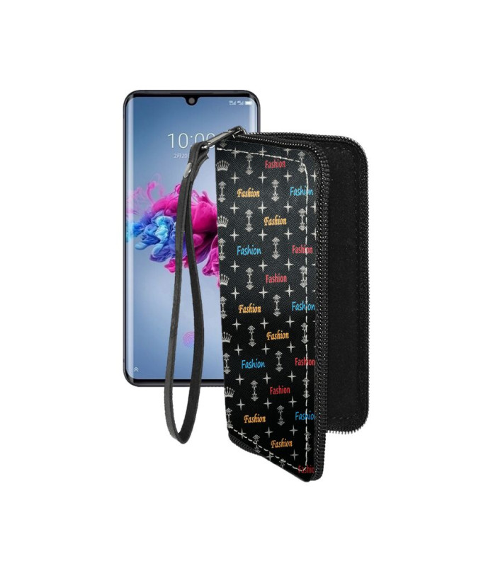 Чохол-гаманець з екошкіри для телефону ZTE Axon 11 5G