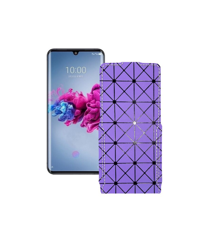 Чохол-флип з екошкіри для телефону ZTE Axon 11 5G