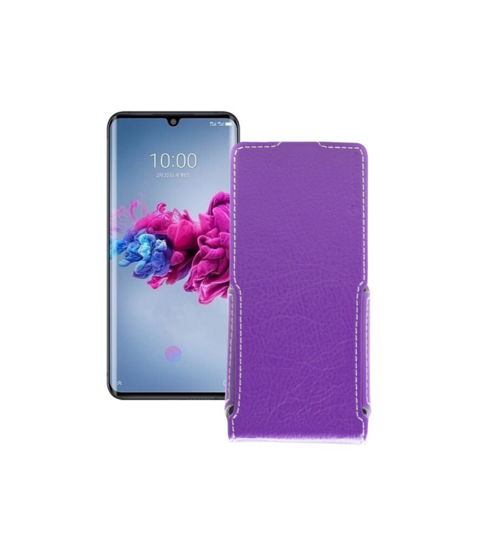 Чохол-флип з екошкіри для телефону ZTE Axon 11 5G