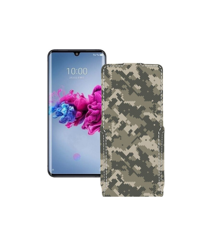 Чохол-флип з екошкіри для телефону ZTE Axon 11 5G