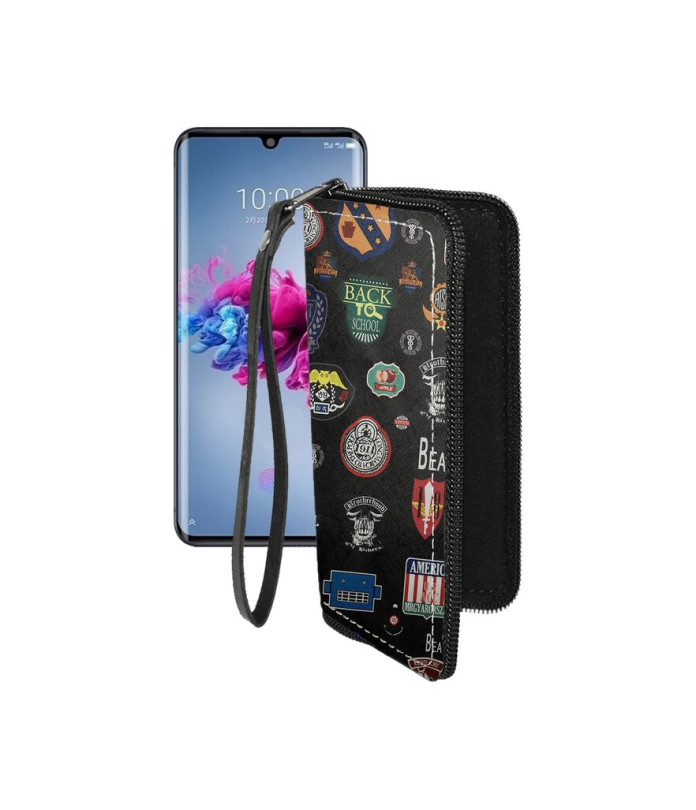 Чохол-гаманець з екошкіри для телефону ZTE Axon 11 5G