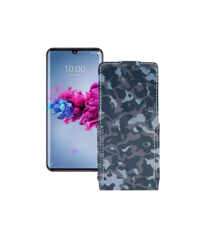 Чохол-флип з екошкіри для телефону ZTE Axon 11 5G