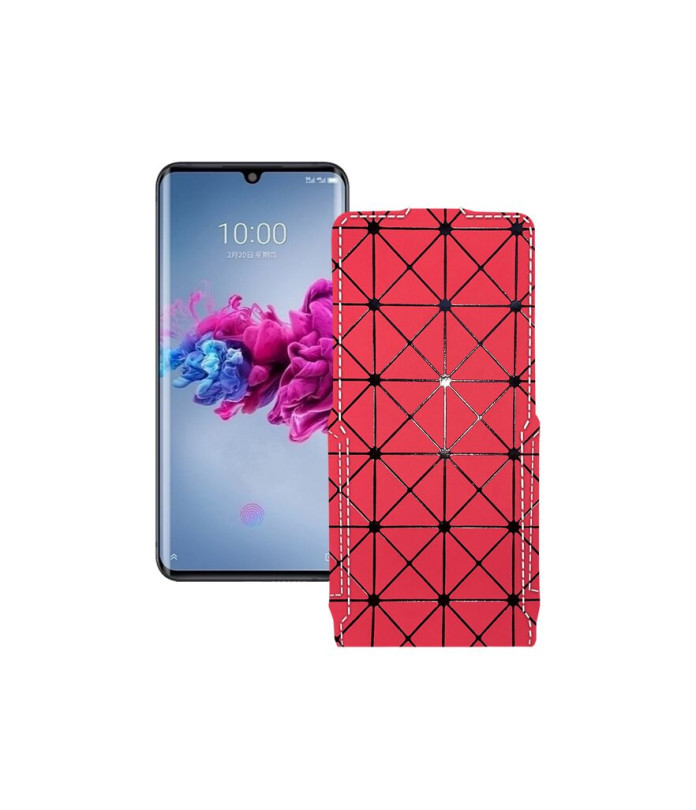 Чохол-флип з екошкіри для телефону ZTE Axon 11 5G