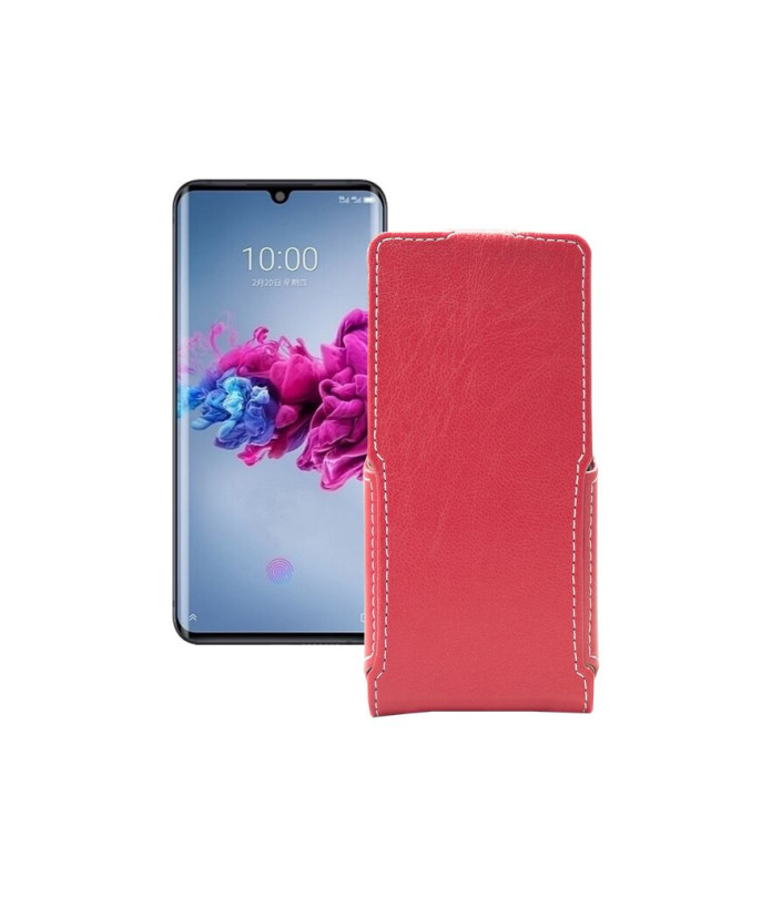 Чохол-флип з екошкіри для телефону ZTE Axon 11 5G