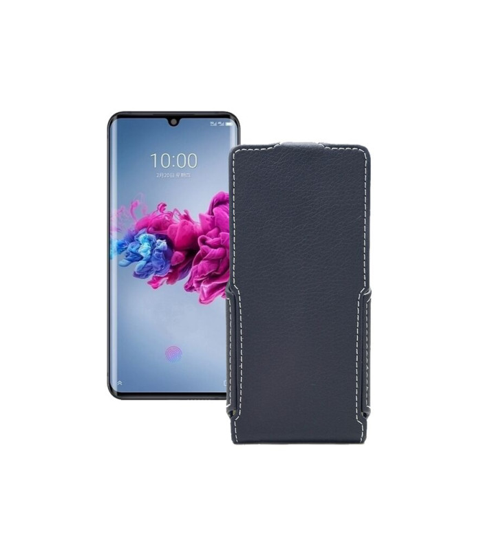 Чохол-флип з екошкіри для телефону ZTE Axon 11 5G