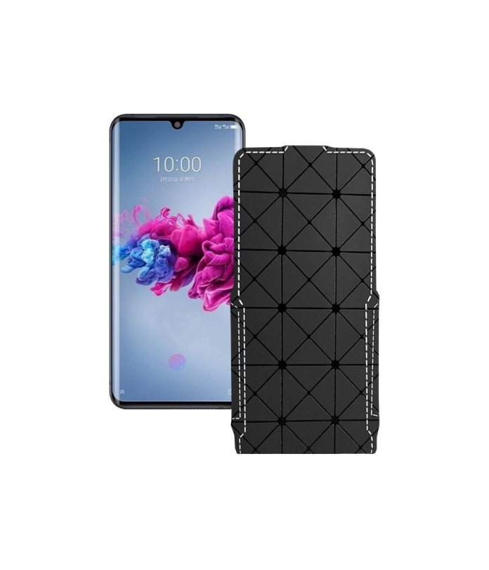 Чохол-флип з екошкіри для телефону ZTE Axon 11 5G