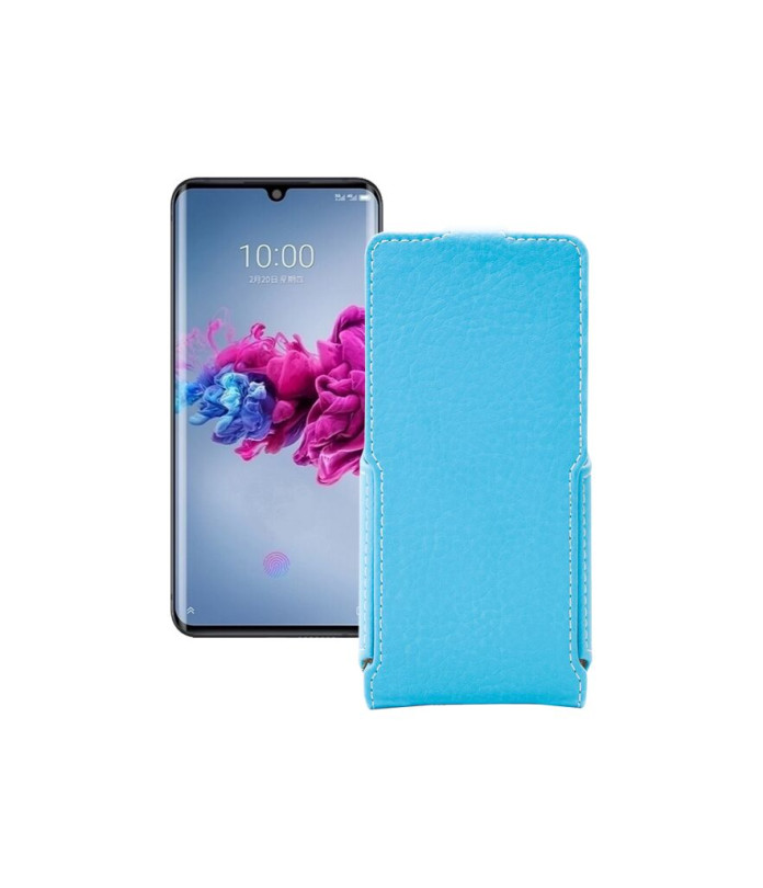 Чохол-флип з екошкіри для телефону ZTE Axon 11 5G