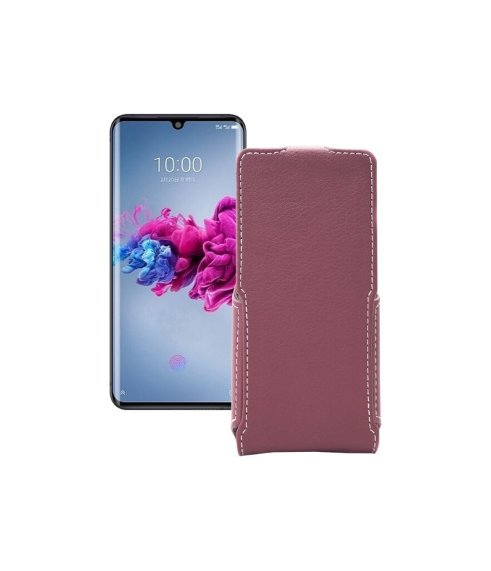 Чохол-флип з екошкіри для телефону ZTE Axon 11 5G