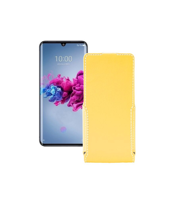 Чохол-флип з екошкіри для телефону ZTE Axon 11 5G