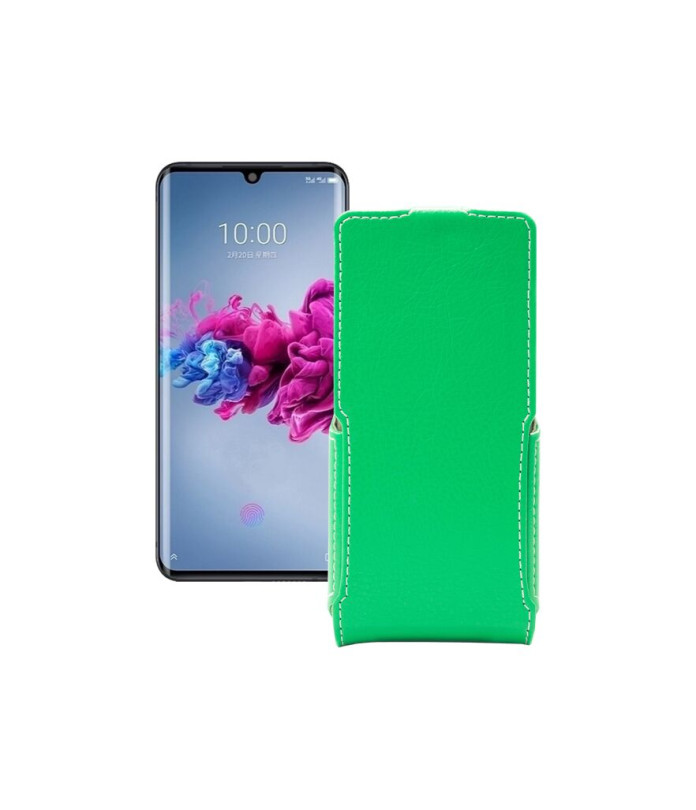 Чохол-флип з екошкіри для телефону ZTE Axon 11 5G