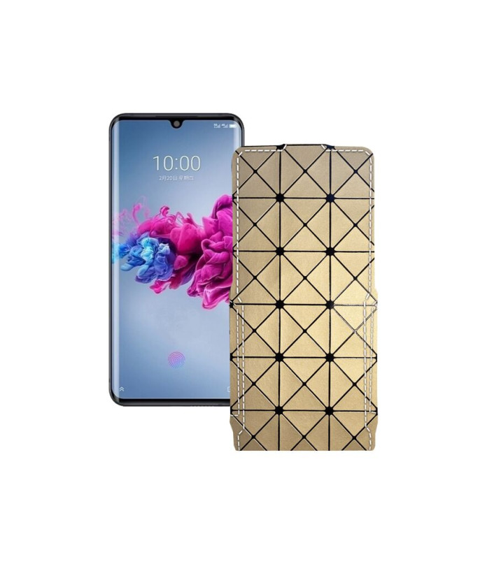 Чохол-флип з екошкіри для телефону ZTE Axon 11 5G