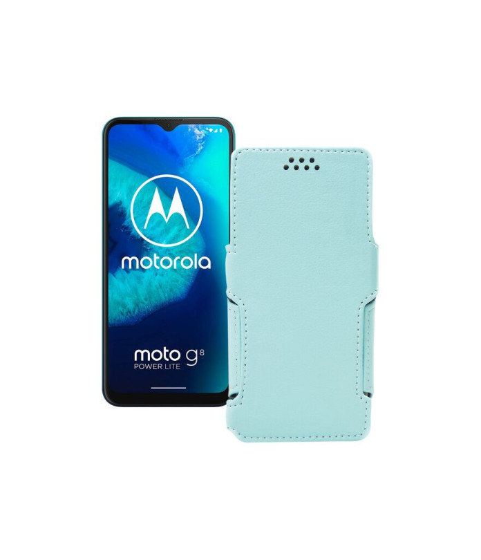 Чохол-книжка з екошкіри для телефону Motorola Moto G8