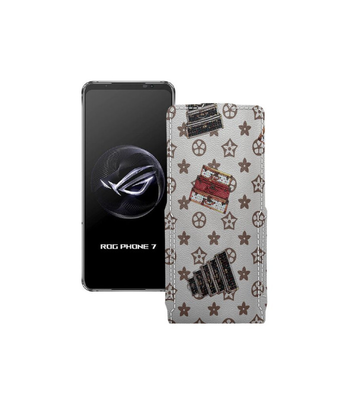 Чохол-флип з екошкіри для телефону Asus ROG Phone 7