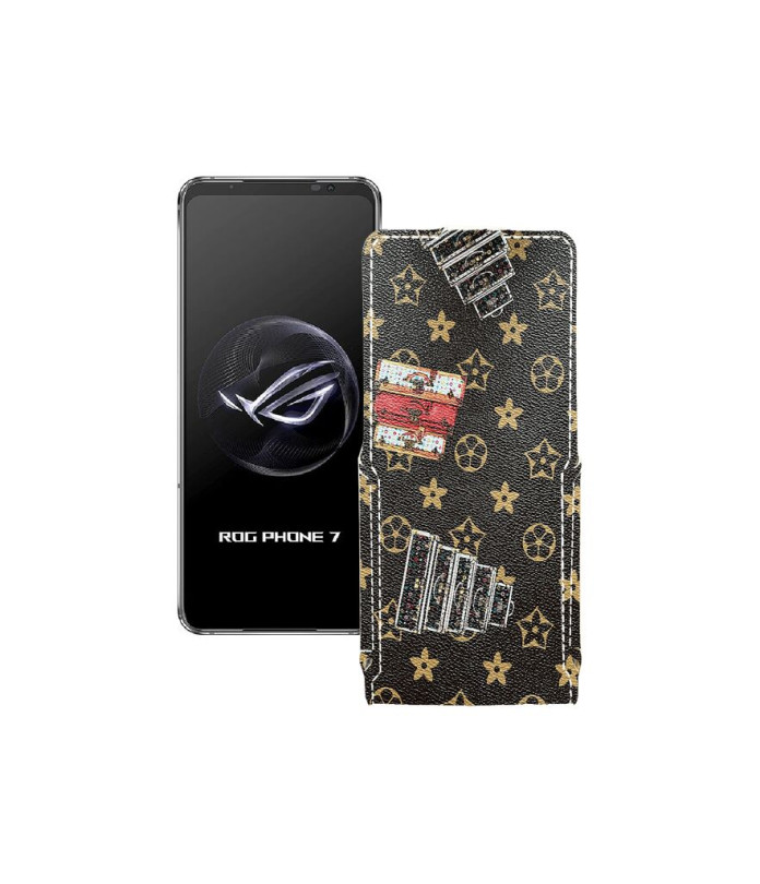 Чохол-флип з екошкіри для телефону Asus ROG Phone 7