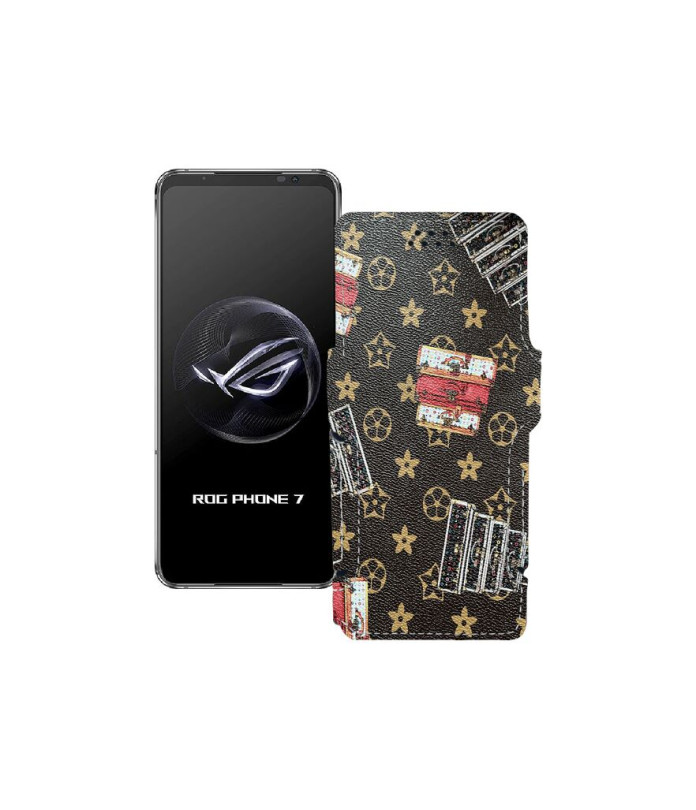 Чохол-книжка з екошкіри для телефону Asus ROG Phone 7