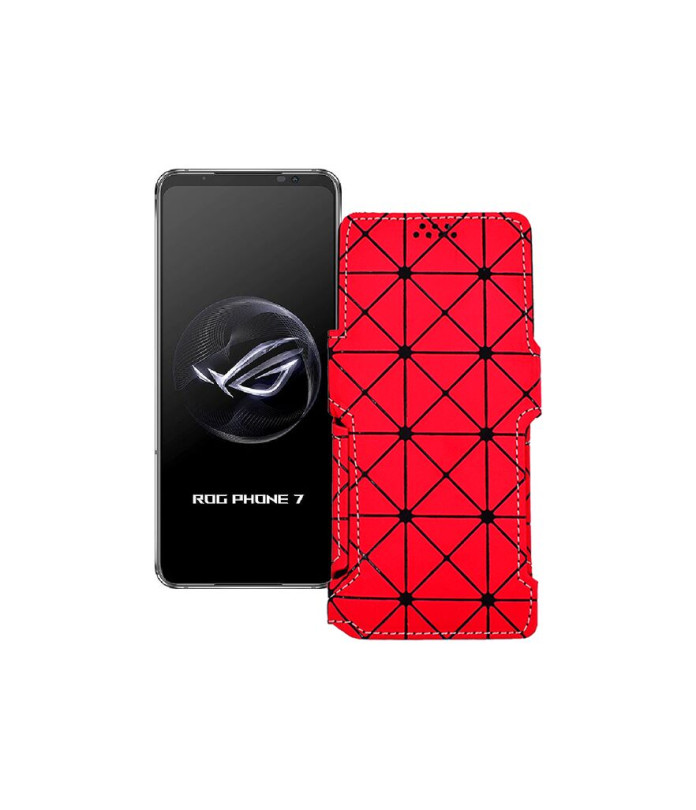 Чохол-книжка з екошкіри для телефону Asus ROG Phone 7