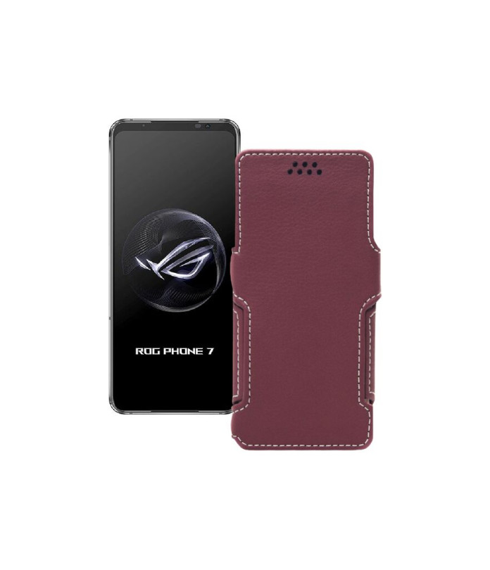 Чохол-книжка з екошкіри для телефону Asus ROG Phone 7