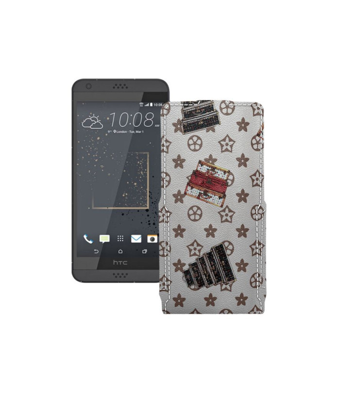 Чохол-флип з екошкіри для телефону HTC Desire 630