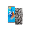 Чохол-книжка з екошкіри для телефону OPPO A74