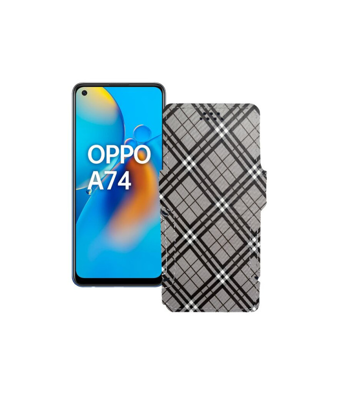 Чохол-книжка з екошкіри для телефону OPPO A74