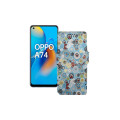 Чохол-книжка з екошкіри для телефону OPPO A74