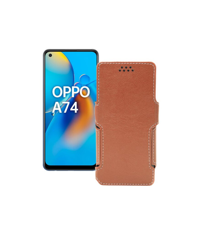 Чохол-книжка з екошкіри для телефону OPPO A74