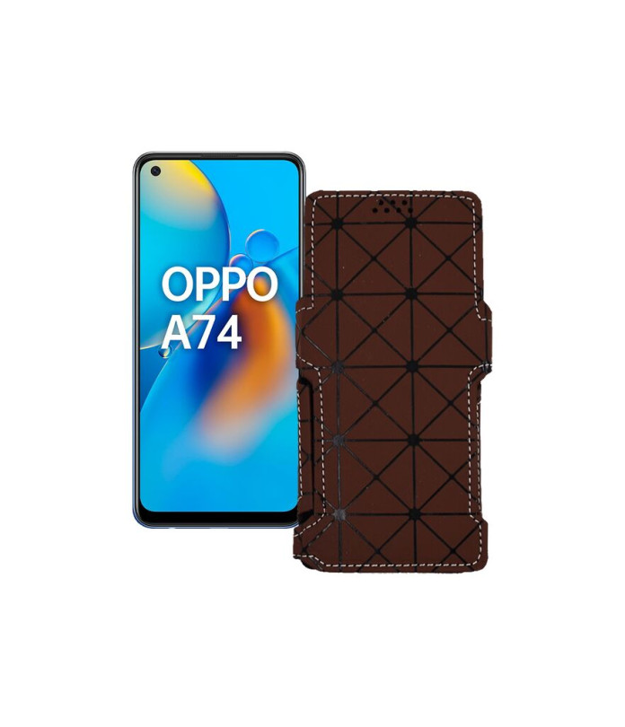 Чохол-книжка з екошкіри для телефону OPPO A74