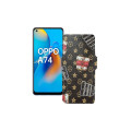 Чохол-книжка з екошкіри для телефону OPPO A74