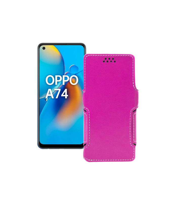 Чохол-книжка з екошкіри для телефону OPPO A74