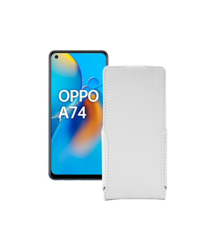 Чохол-флип з екошкіри для телефону OPPO A74