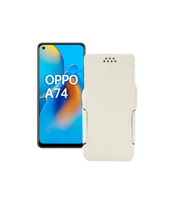 Чохол-книжка з екошкіри для телефону OPPO A74