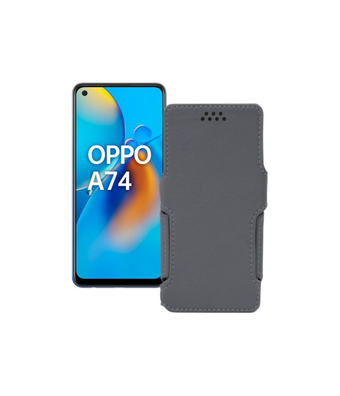 Чохол-книжка з екошкіри для телефону OPPO A74