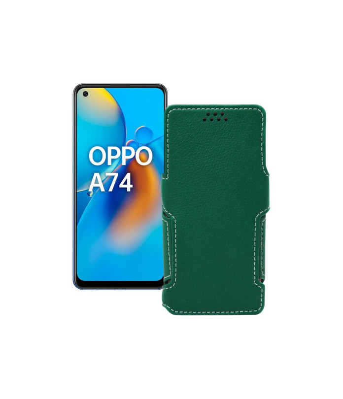 Чохол-книжка з екошкіри для телефону OPPO A74