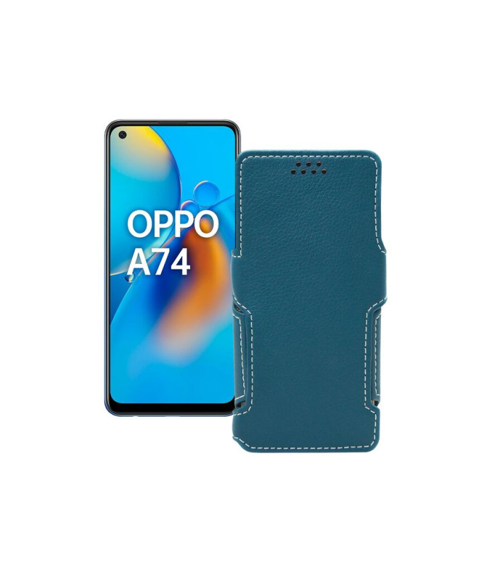 Чохол-книжка з екошкіри для телефону OPPO A74