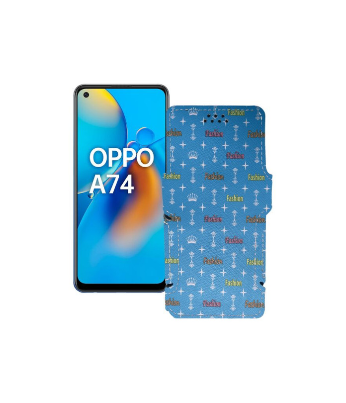 Чохол-книжка з екошкіри для телефону OPPO A74