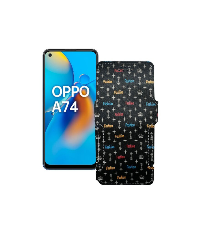 Чохол-книжка з екошкіри для телефону OPPO A74