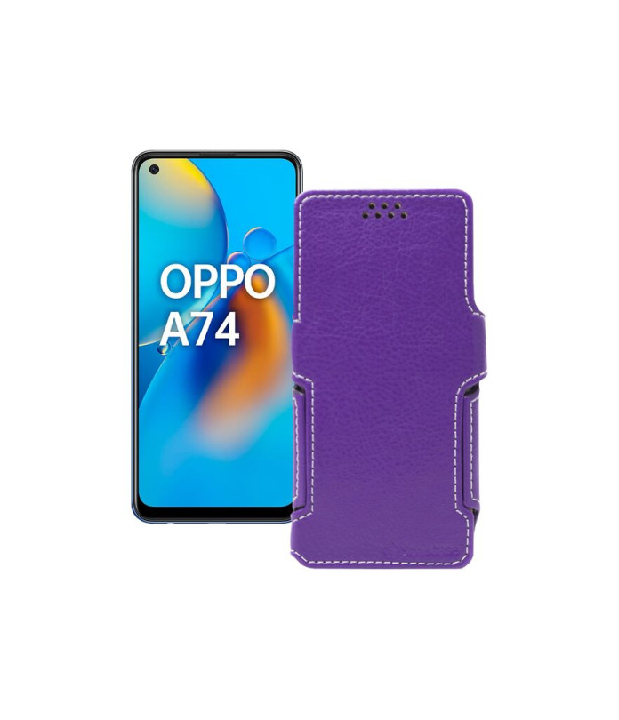 Чохол-книжка з екошкіри для телефону OPPO A74