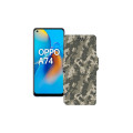 Чохол-книжка з екошкіри для телефону OPPO A74